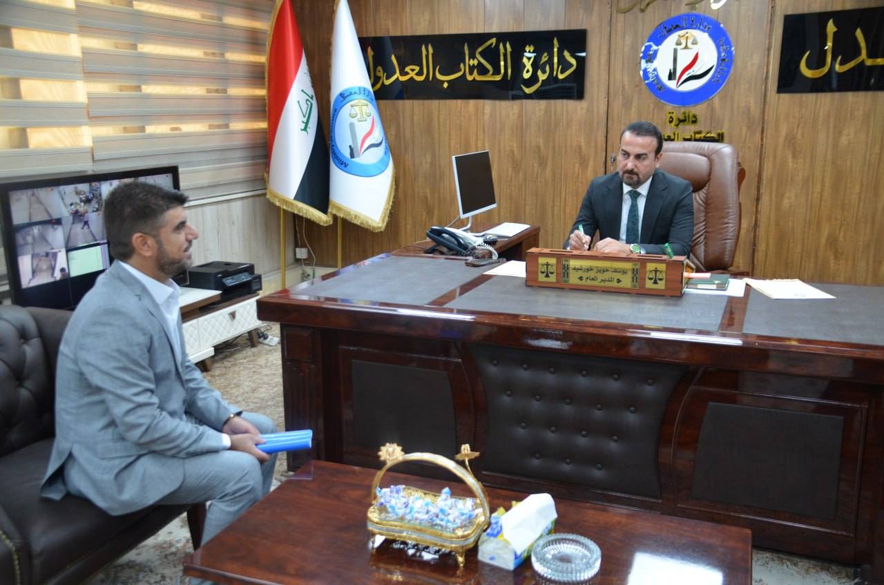 مدير عام دائرة الكتاب العدول يلتقي عددًا من المواطنين ويستمع إلى احتياجاتهم