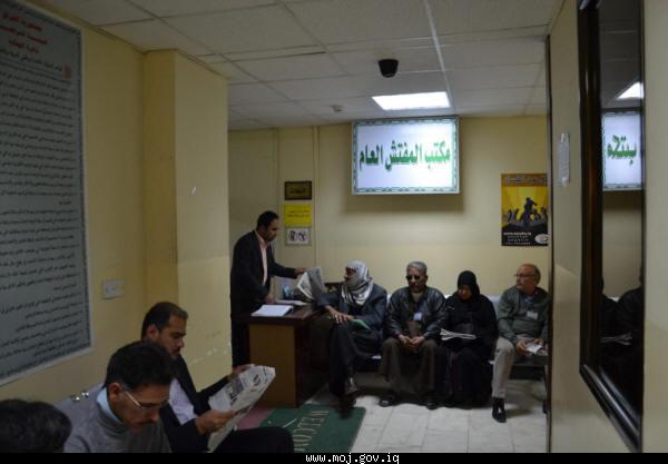 المفتش العام لوزارة العدل: إكمال الأعمال الخاصة بالقرار 117 لسنة  2000