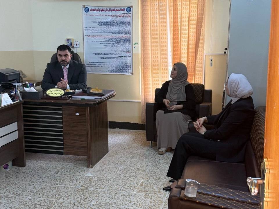 مدير عام دائرة التنفيذ يزور مديريتي تنفيذ التون كوبري والدبس في كركوك ويؤكد على تبسيط الإجراءات وتقديم الخدمات بانسيابية