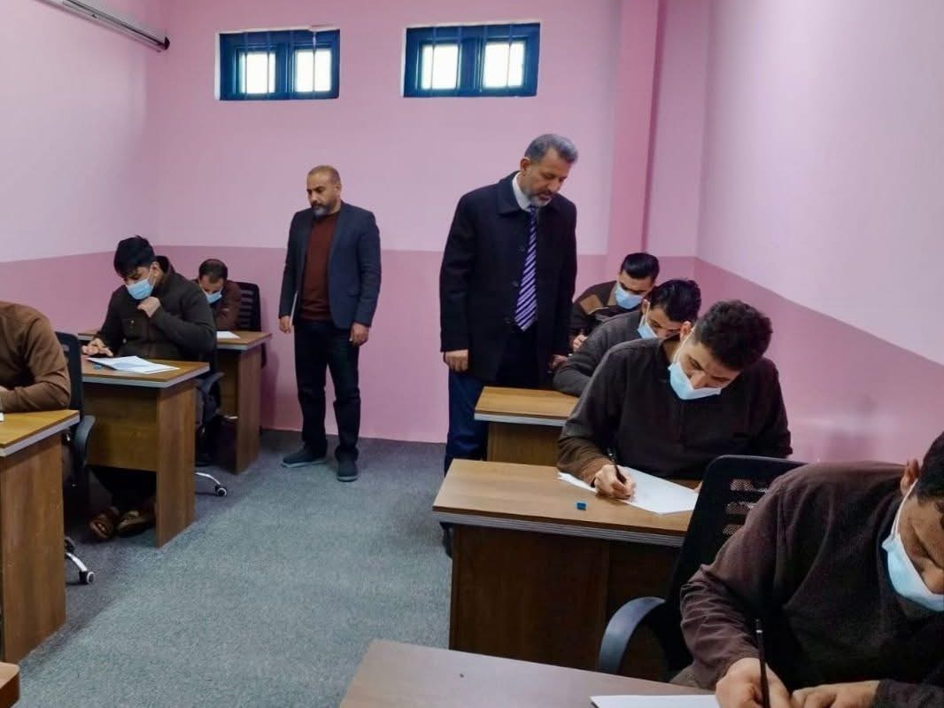 انطلاق امتحانات نصف السنة في متوسطة إرادة التغيير داخل سجن الناصرية المركزي بالتعاون مع تربية ذي قار في إطار توجيهات وزارة العدل