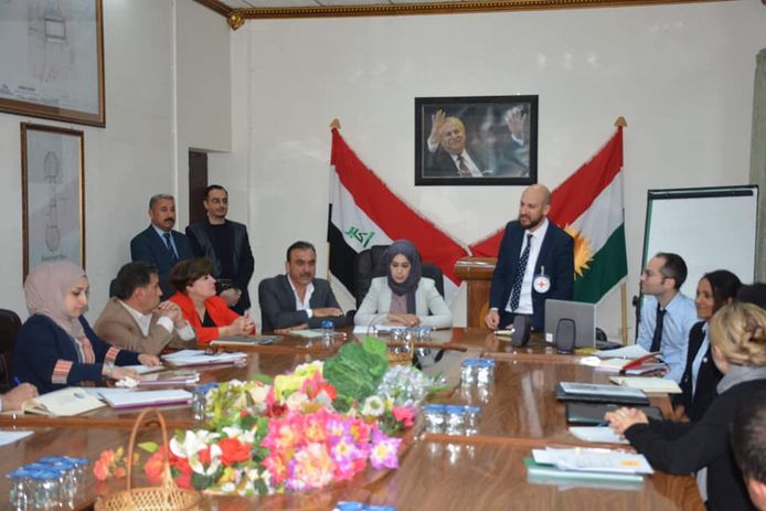 لتعزيز التعاون والتنسيق بين الوزارة واللجنة الدولية في العراق