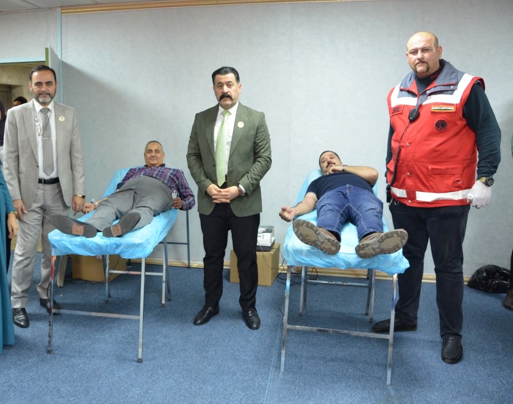 اللجنة الدائمة للعمل التطوعي في وزارة العدل ‏تنظم ‏حملة الثانية للتبرع بالدم