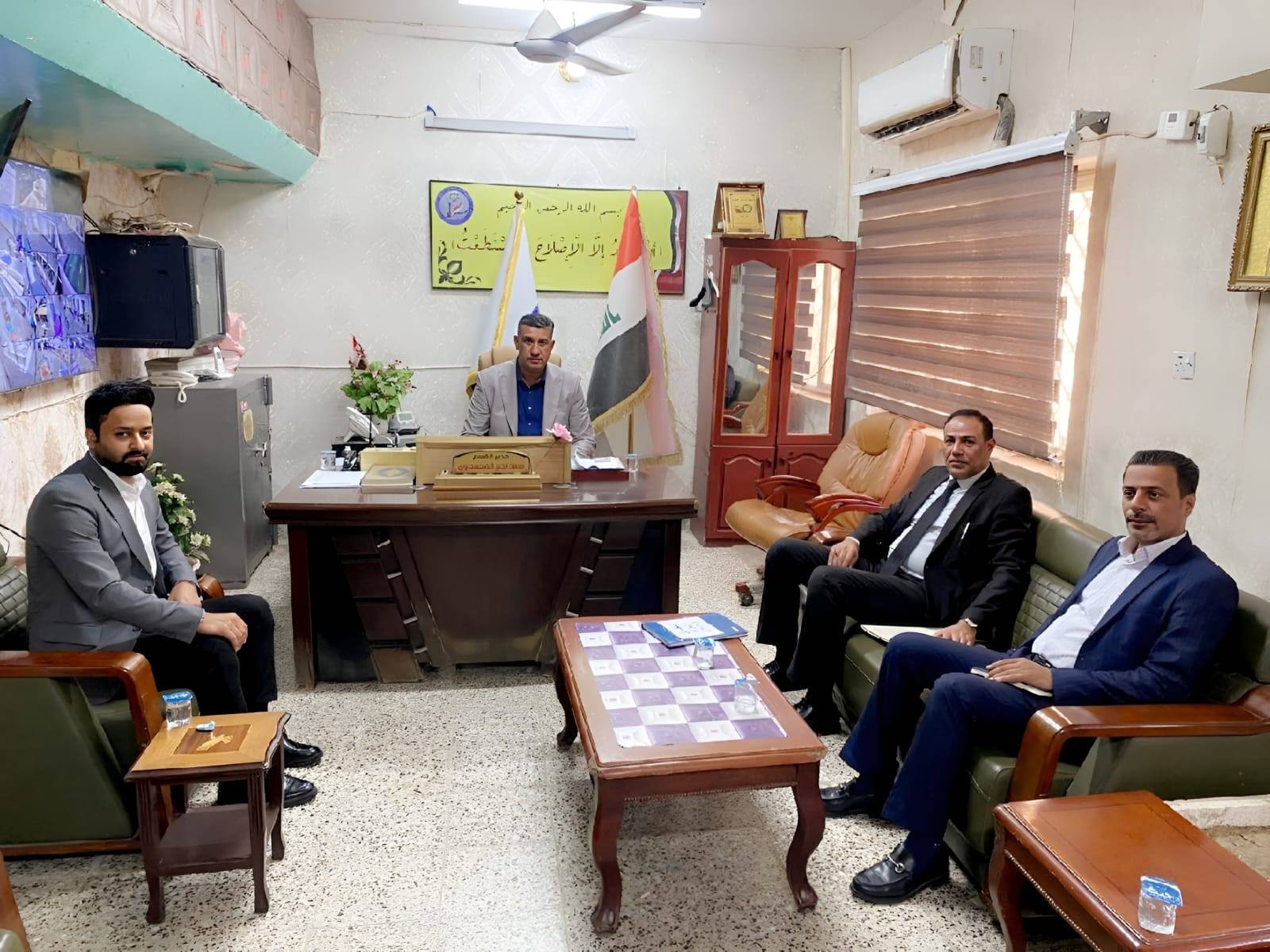 قسم تأهيل الصبيان يستقبل وفداً من مستشارية رئيس الوزراء للاطلاع على الخدمات الإنسانية