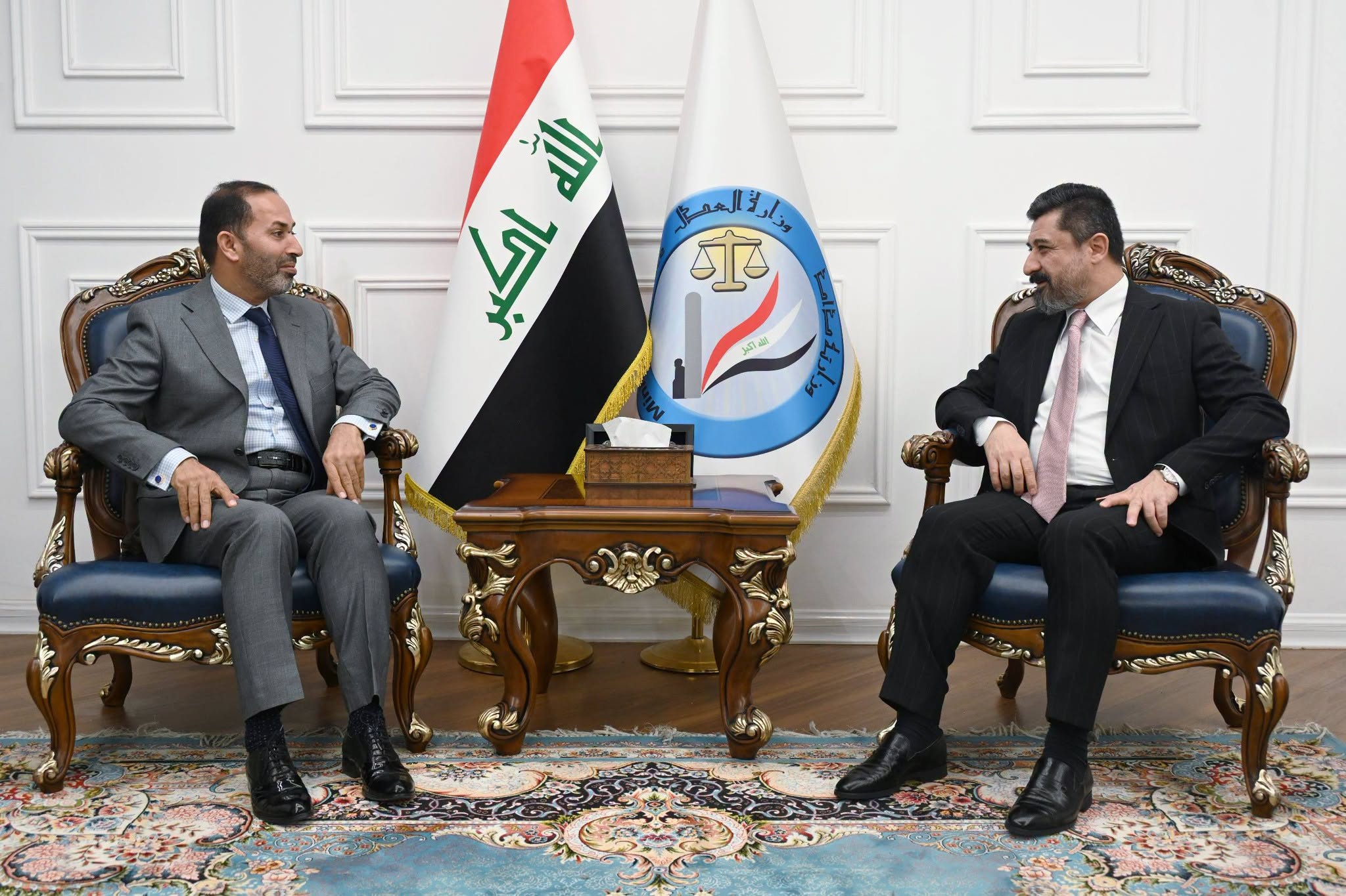 وزير العدل يستقبل السفير الأردني ويبحث معه التعاون العدلي والقانوني ومناقشة إمكانية تعديل مذكرة التفاهم المبرمة بين البلدين لتشمل تبادل المحكومين بين بغداد وعمّان