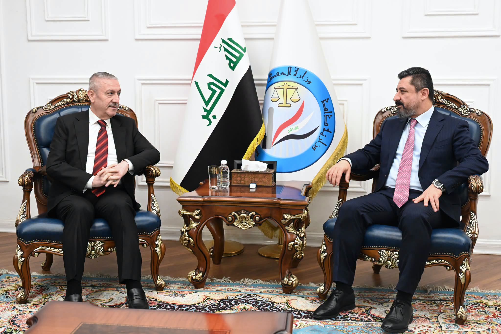 وزير العدل يستقبل وزير شؤون الشهداء والمؤنفلين في حكومة إقليم كردستان ويبحث ملف حقوق ذوي الشهداء والمؤنفلين