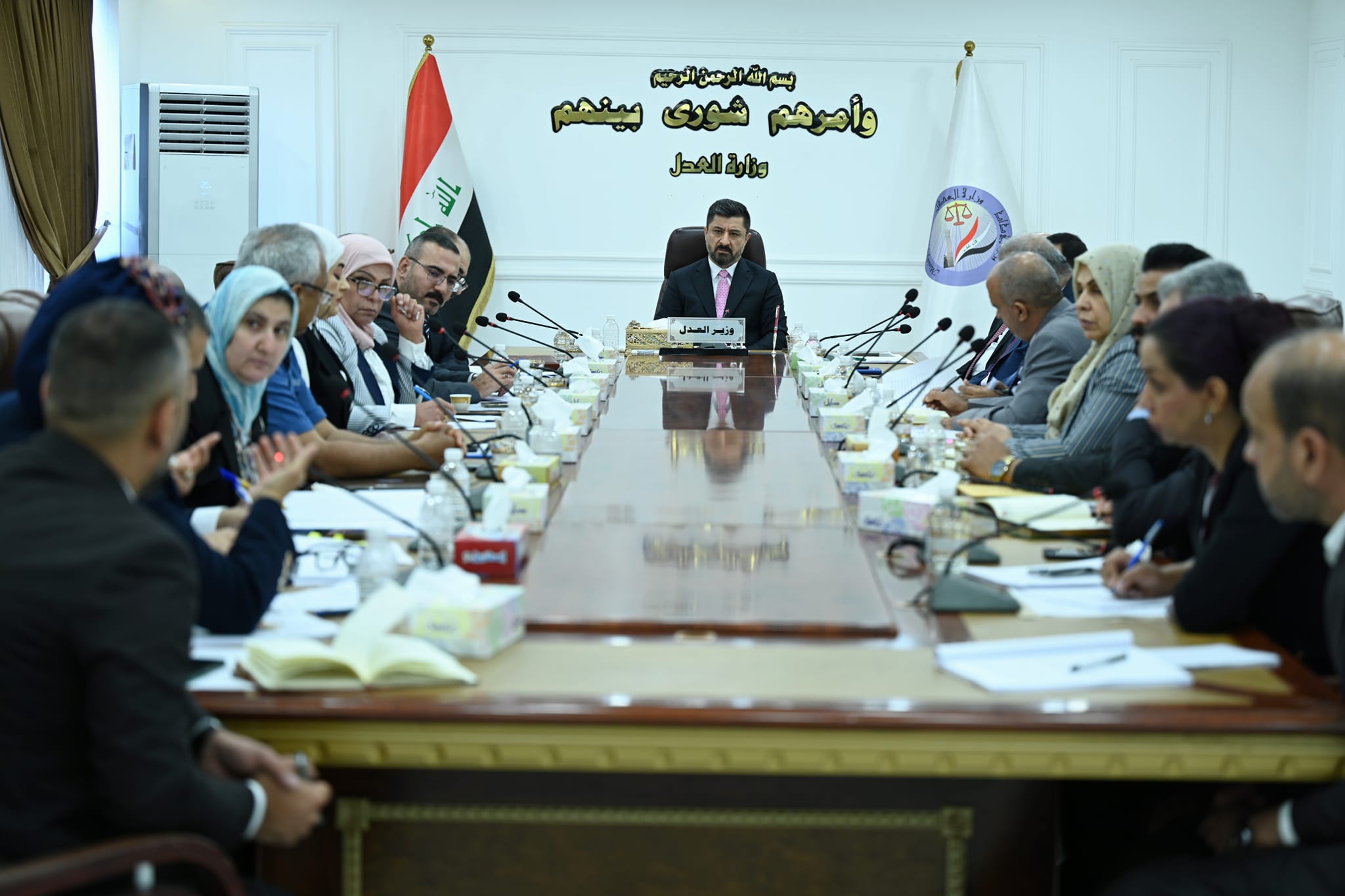 برئاسة معالي وزير العدل د. خالد شواني: اللجنة الوطنية لكتابة التقارير الدولية