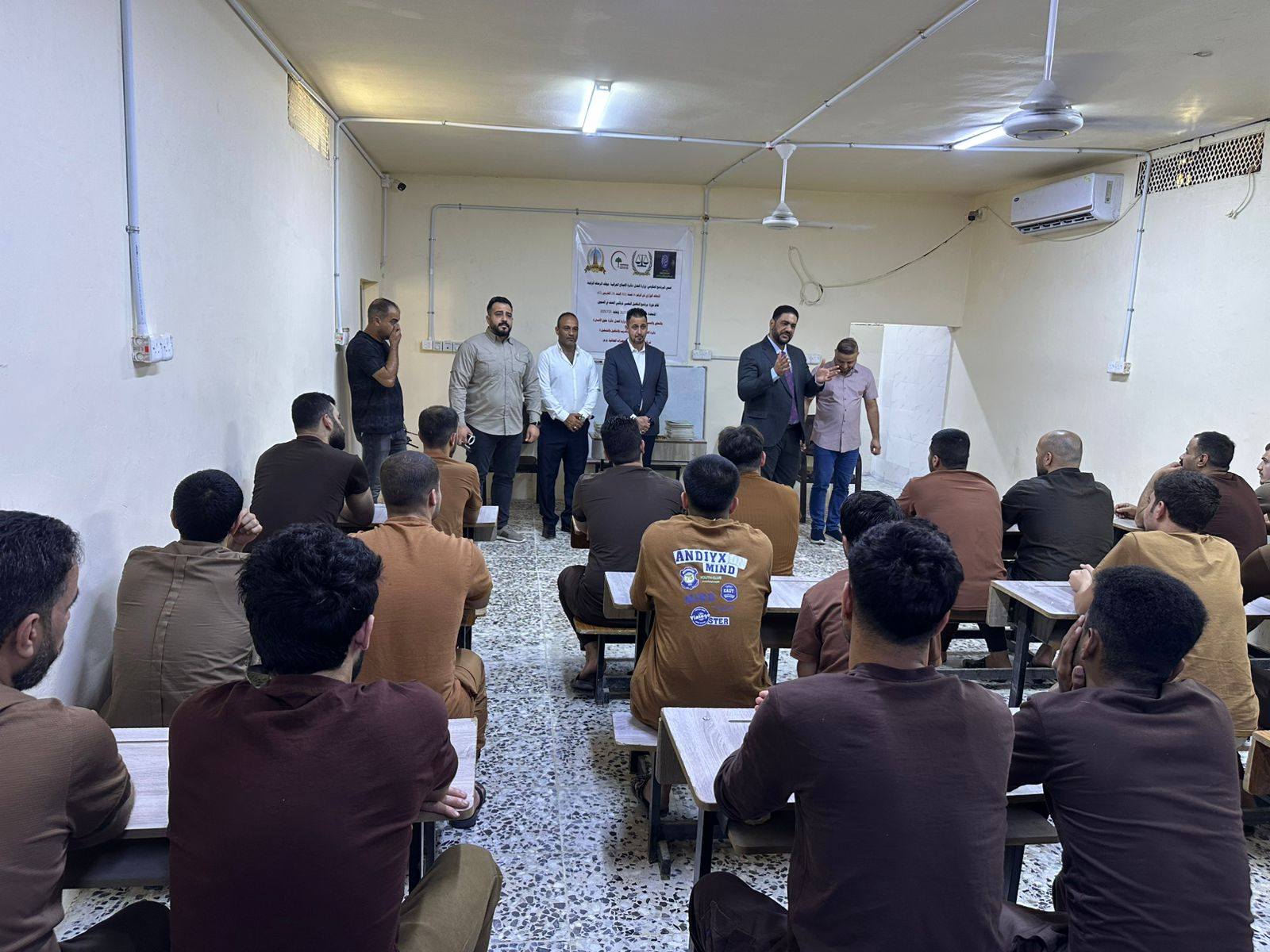 بالتعاون مع وزارة الصحة .. دائرتي الإصلاح العراقية وحقوق الانسان تقيمان محاضرات توعوية خاصة بـ 