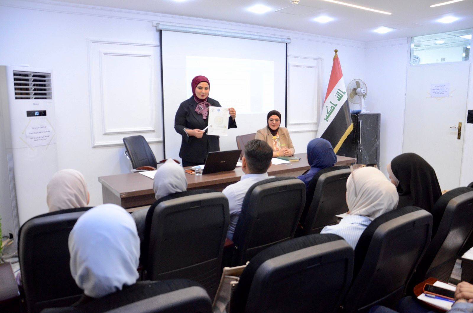 بالتعاون مع دائرة الكتاب العدول... قسم شؤون المرأة ينظم ورشة تثقيفية حول 