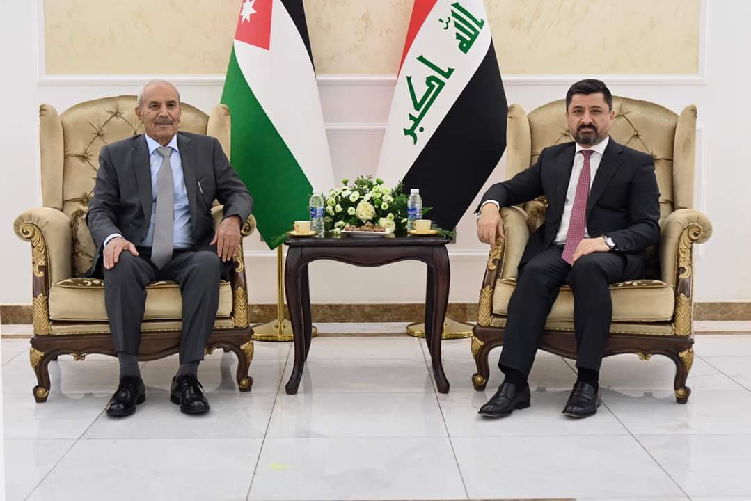وزير العدل د. خالد شواني يستقبل نظيره في المملكة الأردنية الهاشمية السيد أحمد الزيادات في بغداد