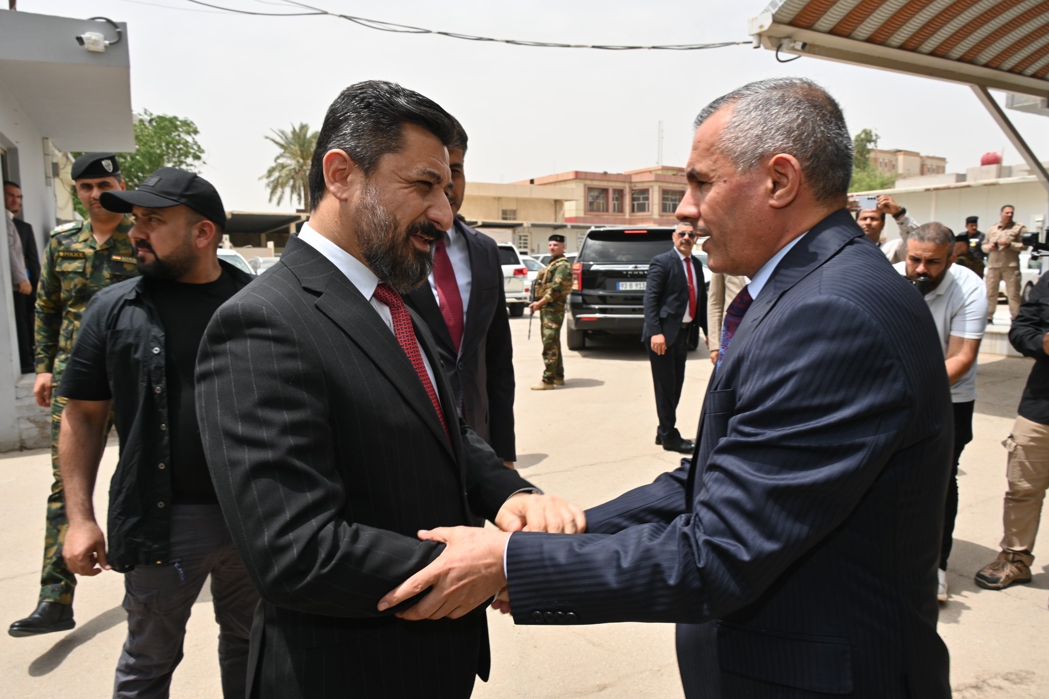 وزير العدل د. خالد شواني يلتقي رئيس محكمة استئناف النجف الأشرف لتعزيز التعاون المشترك بين وزارة العدل والسلطة القضائية