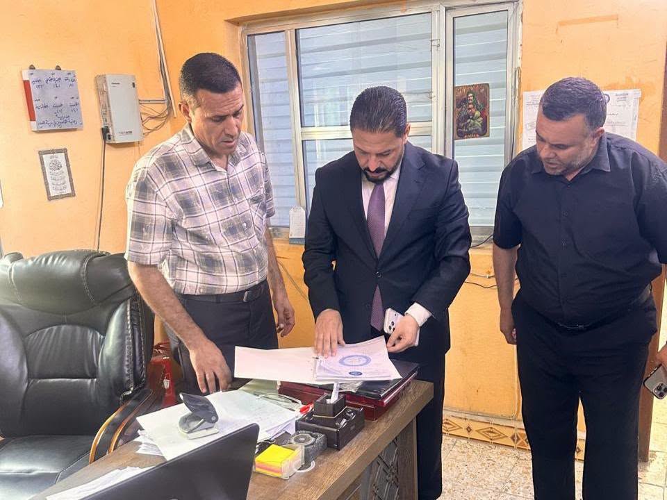 المدير العام لدائرة رعاية القاصرين يجري معايشة ميدانية في مديرية رعاية القاصرين بمدينة الصدر