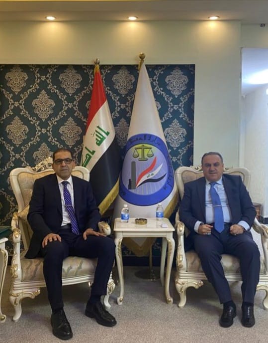 وزير العدل يبحث مع القائم بأعمال السفارة ‏المغربية لدى العراق أوجه التعاون المشترك ‏بين البلدين