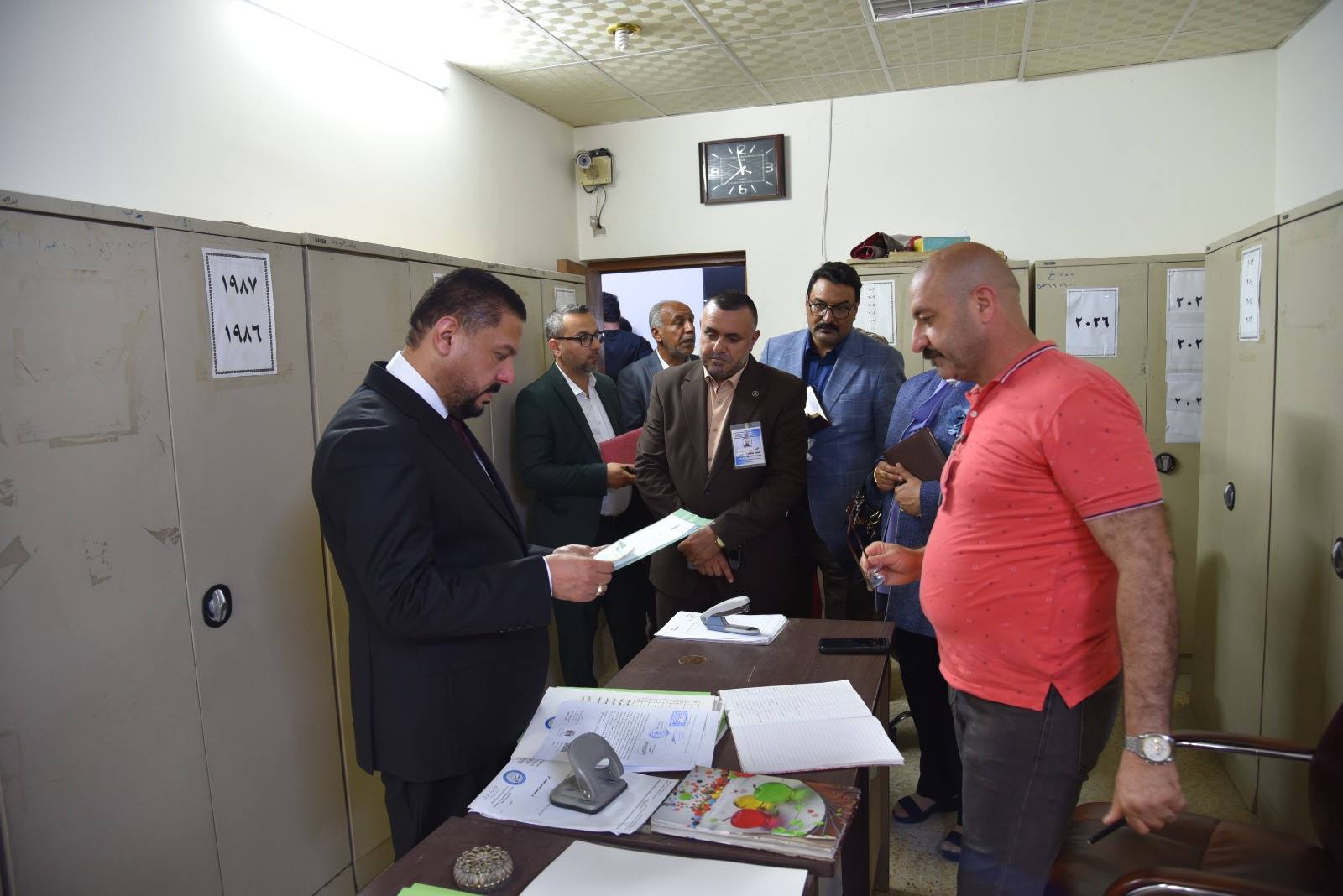 مدير عام دائرة رعاية القاصرين يتفقد مديرية مدينة الصدر ويؤكد على تبسيط الإجراءات وتقديم افضل الخدمات للمواطنين