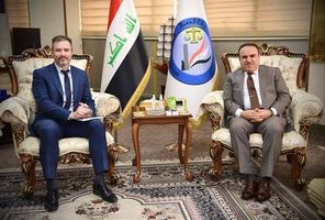 وزير العـــــدل يستقبل السفير الكنديّ لدى العراق ويبحث معه ‏سبل تطوير العلاقات الثنائيَّة بين الجانبين