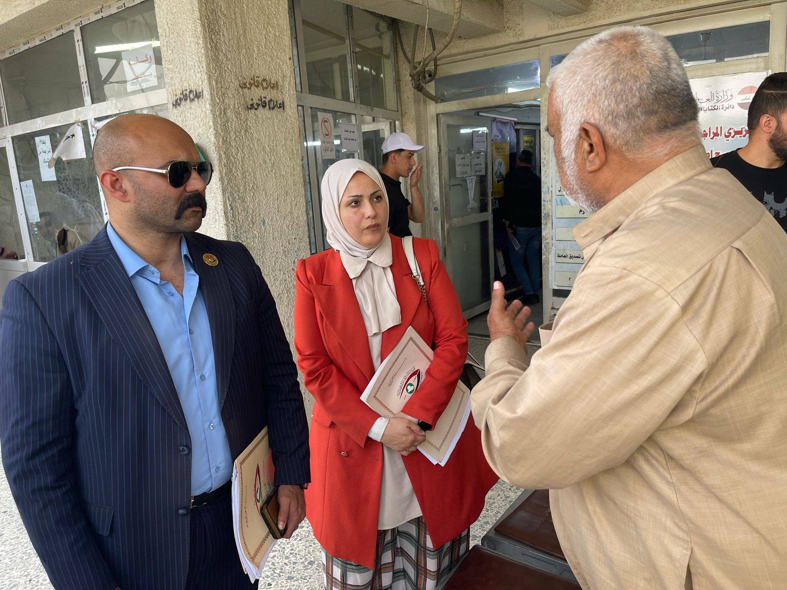 وفد من هيئة النزاهة يزور دائرة كاتب العدل البياع الصباحي