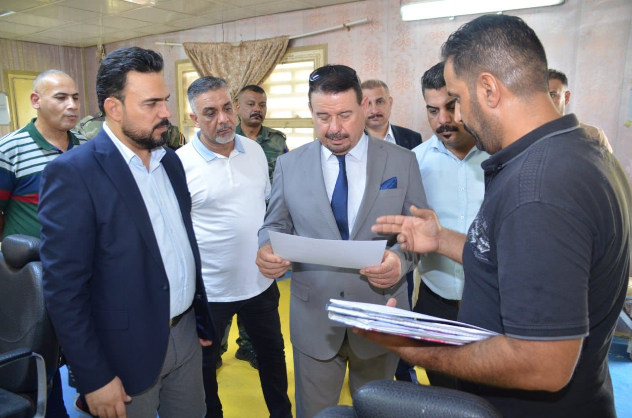 بناء على توجيهات معالي وزير العدل د. خالد شواني... اللجنة الوزارية بمتابعة شؤون السجناء في الاقسام السجنية تجري زيارة تفتيشية إلى سجن بغداد المركزي