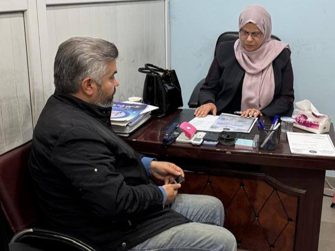 مدير عام دائرة رعاية القاصرين خلال زيارتها الى مديرية رعاية القاصرين في كركوك توجه بتقديم التسهيلات لانجاز معاملات المواطنين