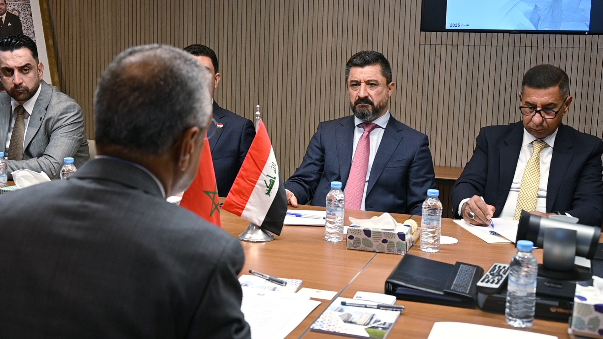 خلال زيارته إلى المملكة المغربية .. وزير العدل يلتقي رئيس الوكالة الوطنية للمحافظة العقارية ويبحثان تبادل الخبرات بين البلدين في مجال الرقمنة العقارية