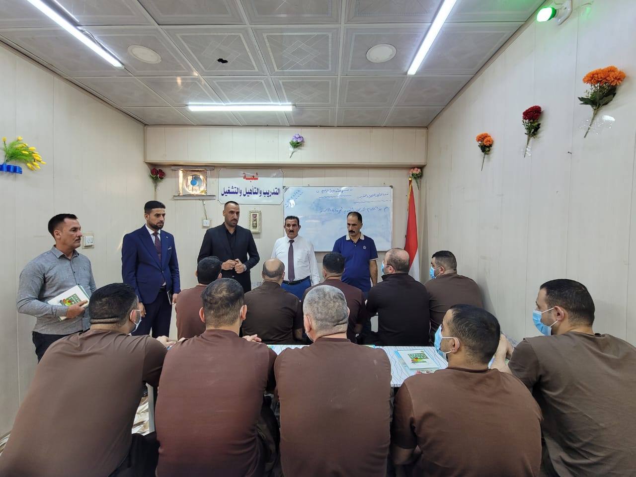 انطلاق العام الدراسي في مركز أشنونا لنزلاء ونزيلات سجن ديالى ضمن برنامج الإصلاح والتأهيل