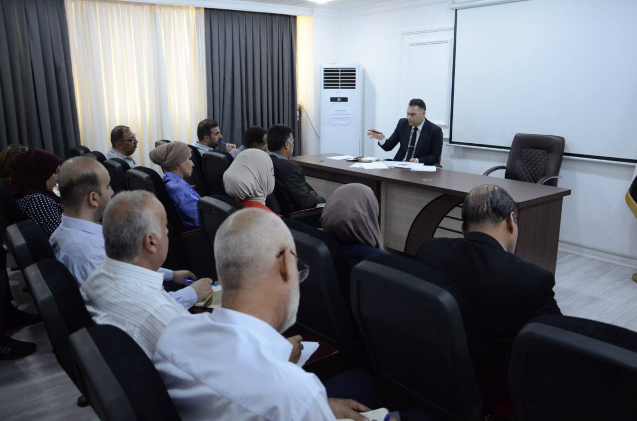 مدير قسم إدارة الجودة يعقد اجتماعا لفريق إيزو طاقة لمتابعة تنفيذ الخطة السنوية وتفعيل مبادرات ترشيد الطاقة