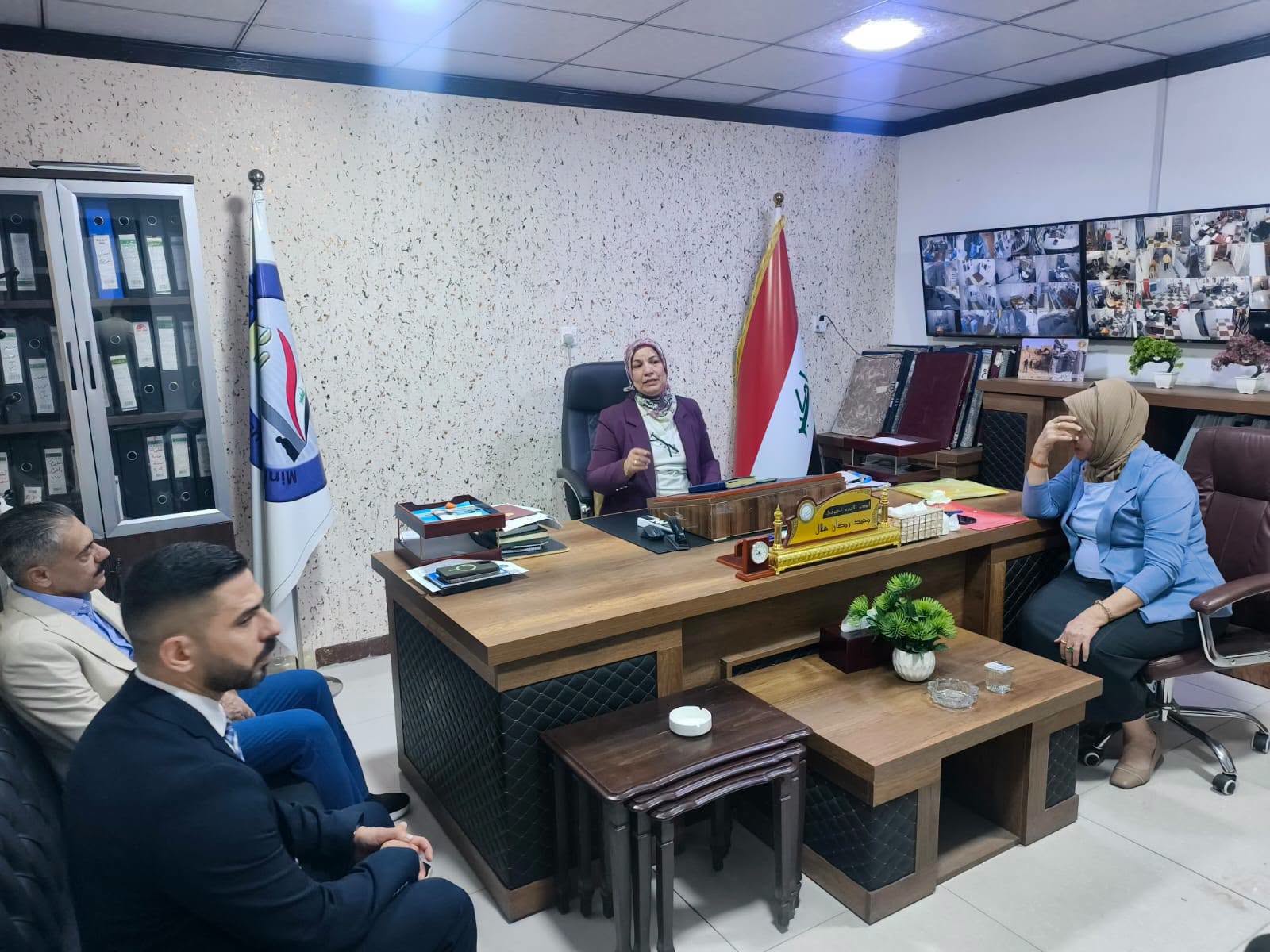 مدير عام دائرة التسجيل العقاري تتابع سير إنجاز معاملات المواطنين في مديرية نينوى وتوجه بتطوير مستوى الخدمات