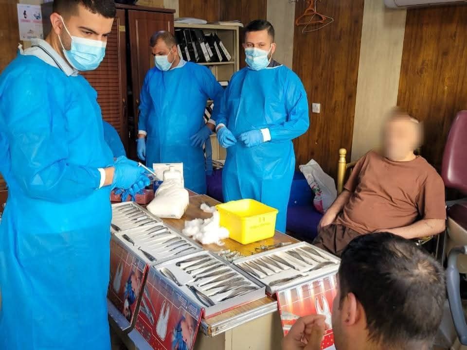 دائرة صحة ديالى تقدم خدمات طب الأسنان لنزلاء سجن ديالى المركزي ضمن برنامج الرعاية الصحية الشاملة