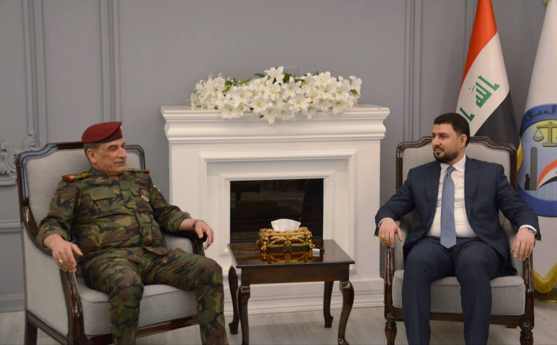 الوكيل الأقدم لوزارة العدل يبحث مع أمين عام هيئة الحشد الشعبي تفعيل آليات التعاون المشترك في ملف حقوق الإنسان