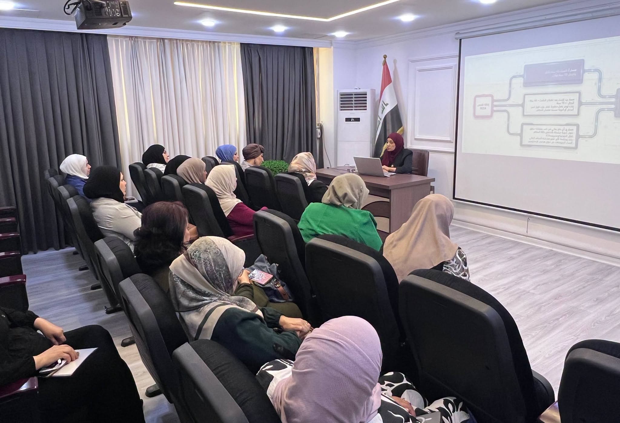 قسم شؤون المرأة ينظم ورشة توعوية حول صحة المرأة وسبل الوقاية من الامراض