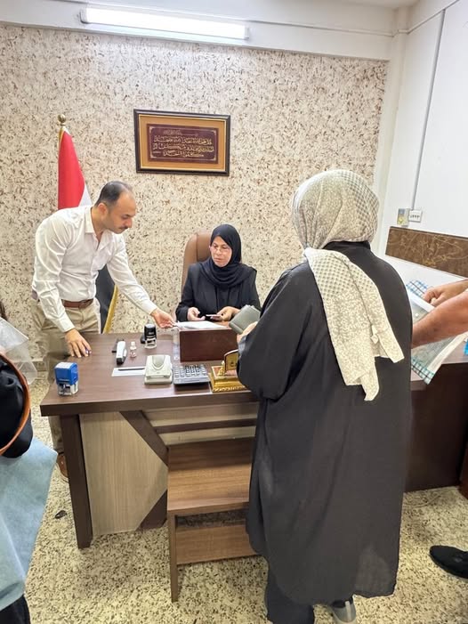 مدير عام دائرة رعاية القاصرين تجري زيارة ميدانية إلى مديرية الكرخ لمتابعة إنجاز المعاملات عبر النظام الإلكتروني