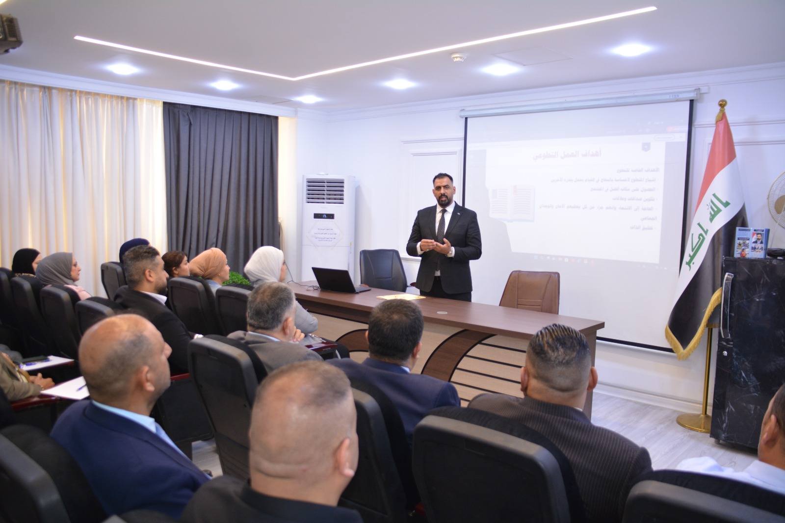 وزارة العدل تنظم ورشة عمل لتعزيز مفهوم العمل التطوعي ضمن خطتها المؤسسية