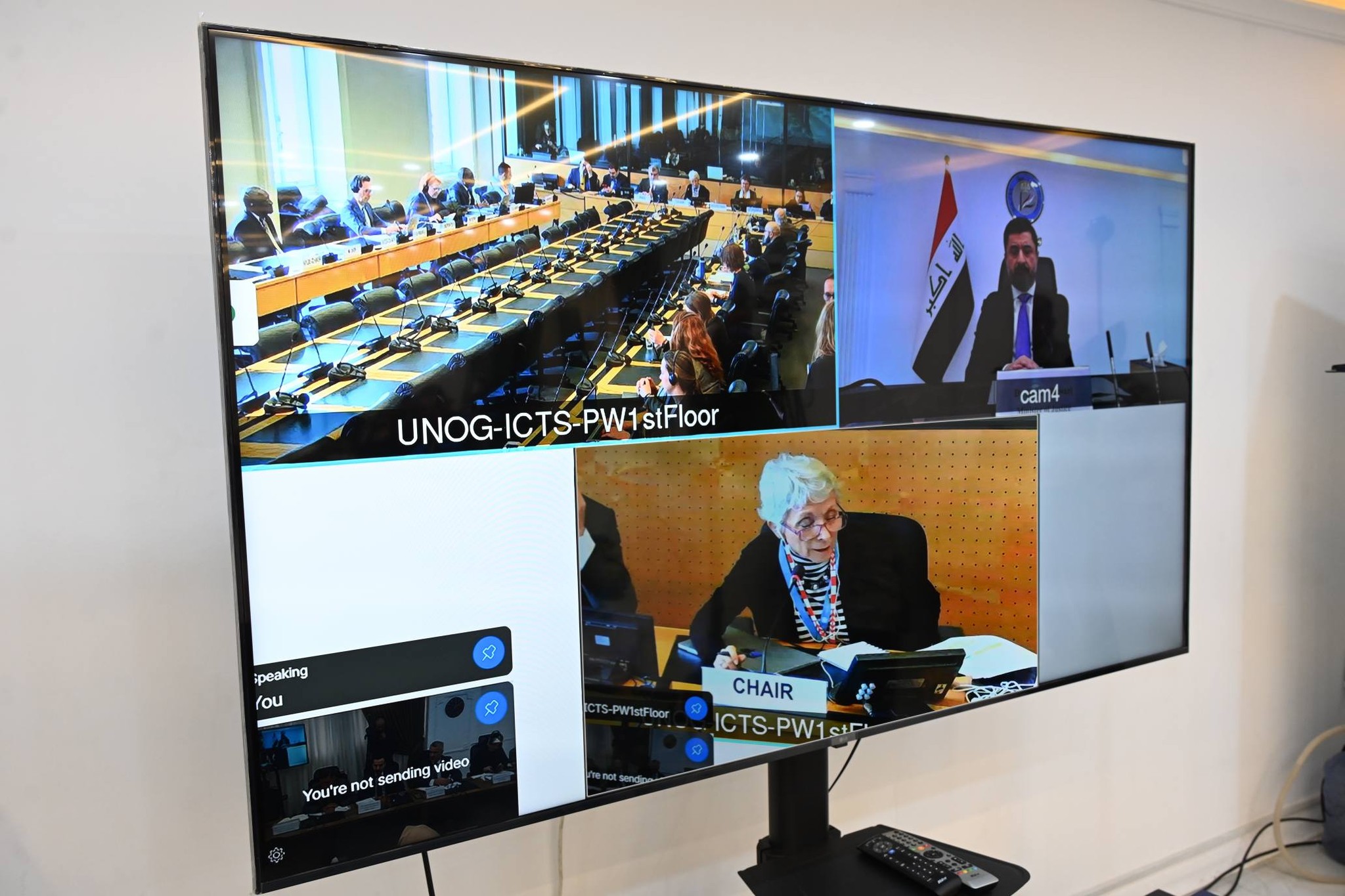 عبر تقنية الفيديو كونفرانس... العراق يناقش مع لجنة كتابة التقارير الدولية تقريره الخاص باتفاقية حماية الأشخاص من الاختفاء القسري في جنيف