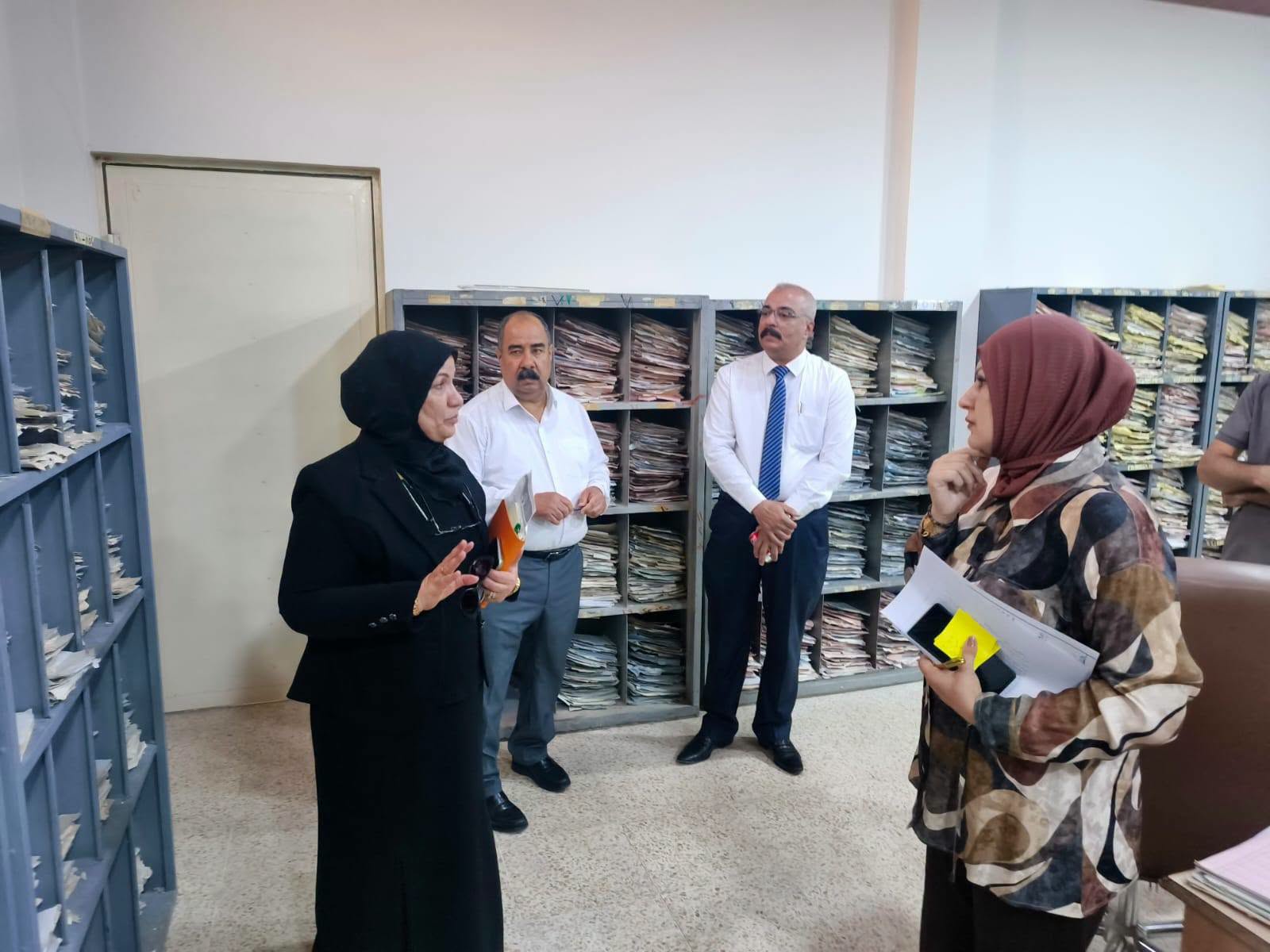 مدير عام دائرة التسجيل العقاري تتفقد مديريات كركوك وتوجه بتوفير كافة المستلزمات للشروع باعداد قاعدة بيانات للاراضي ومالكيها دعما لمبادرة توزيع المليون قطعة ارض سكنية